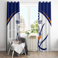 Cyprus Basketball Custom Window Curtain Go Champion - Wonder Print Shop