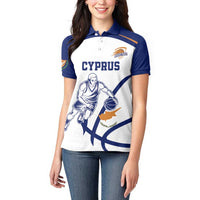 Cyprus Basketball Custom Women Polo Shirt Go Champion - Wonder Print Shop
