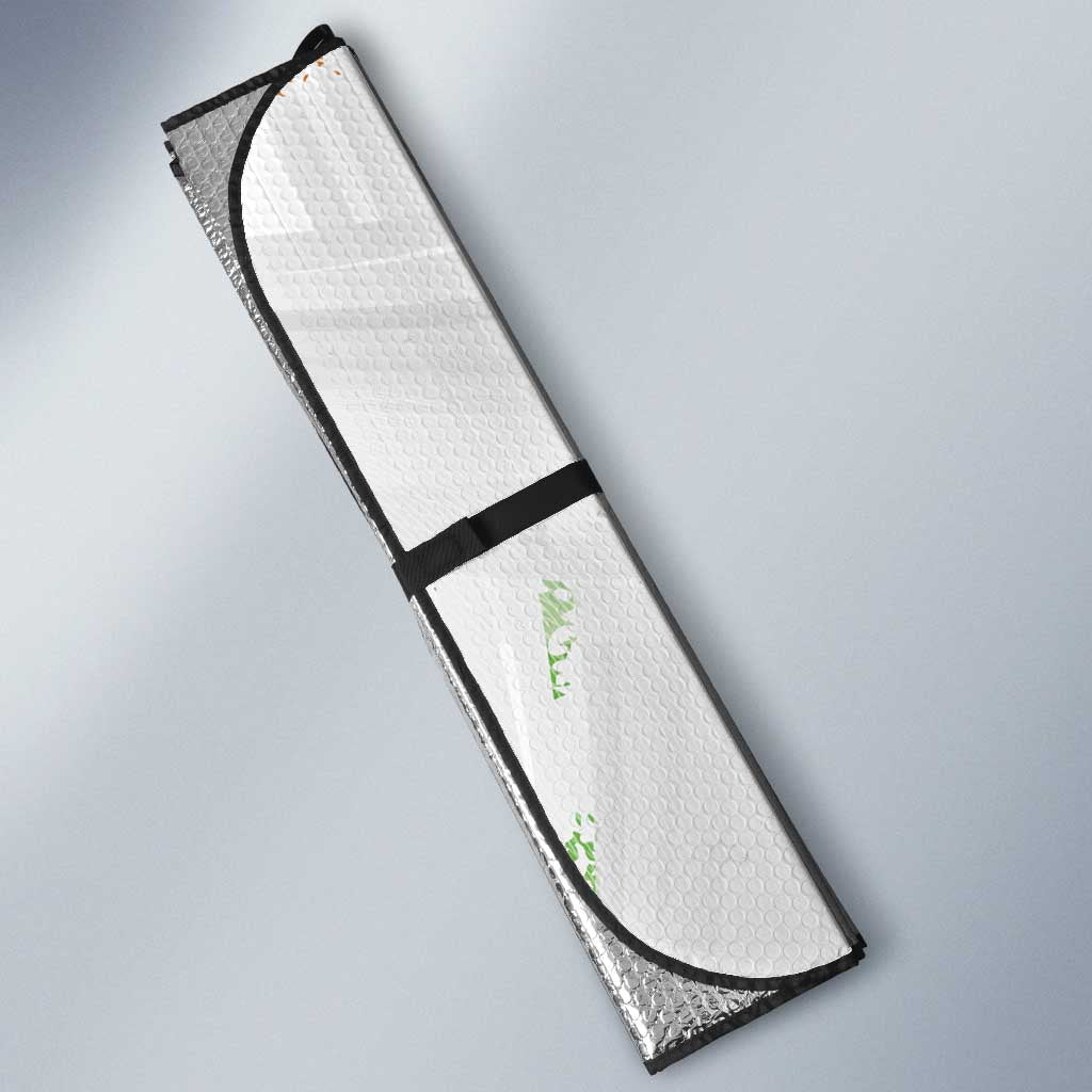 Custom Cyprus Auto Sun Shade Sporty Style - Wonder Print Shop