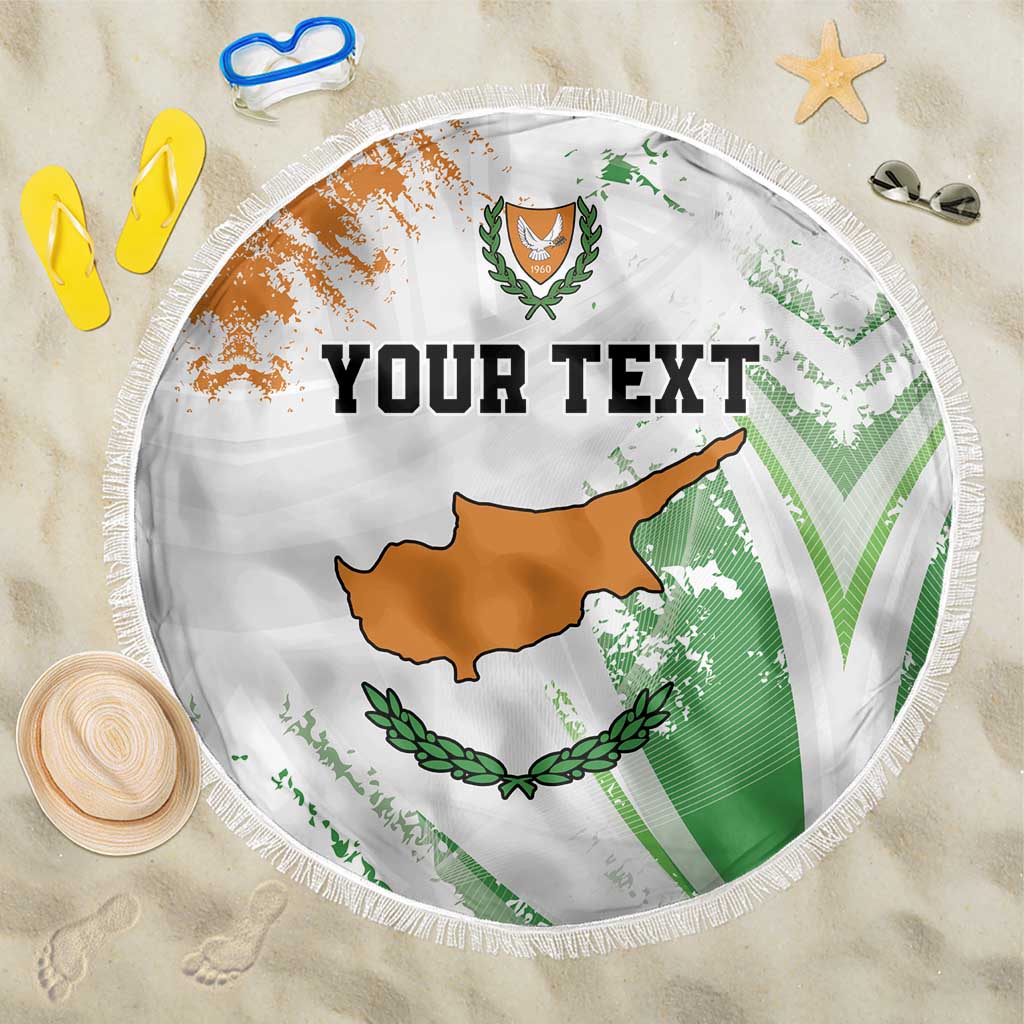 Custom Cyprus Beach Blanket Sporty Style - Wonder Print Shop