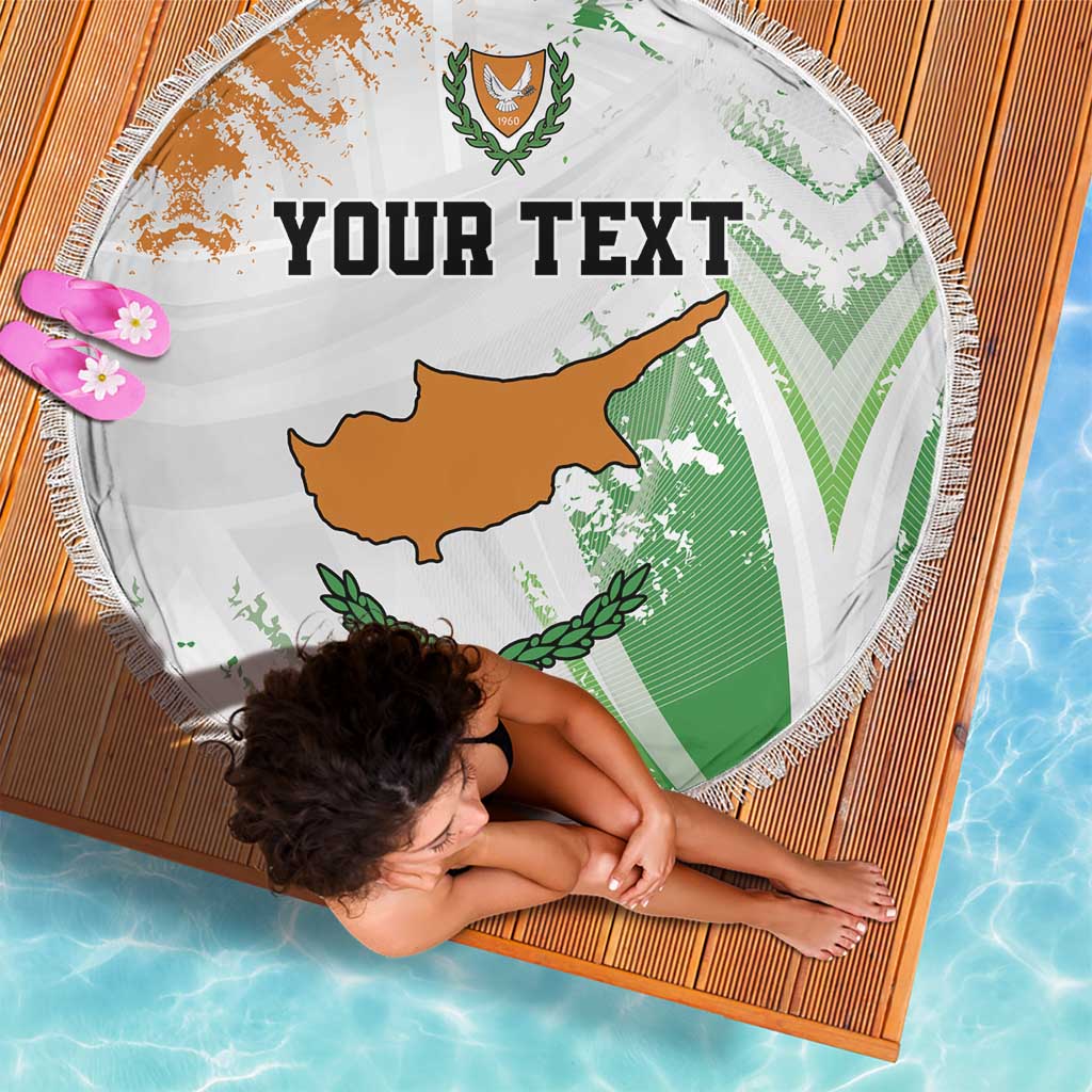 Custom Cyprus Beach Blanket Sporty Style - Wonder Print Shop