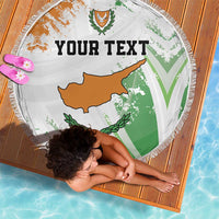 Custom Cyprus Beach Blanket Sporty Style - Wonder Print Shop