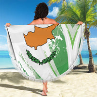 Custom Cyprus Beach Blanket Sporty Style - Wonder Print Shop