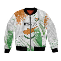 Custom Cyprus Bomber Jacket Sporty Style - Wonder Print Shop
