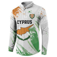 Custom Cyprus Button Sweatshirt Sporty Style - Wonder Print Shop