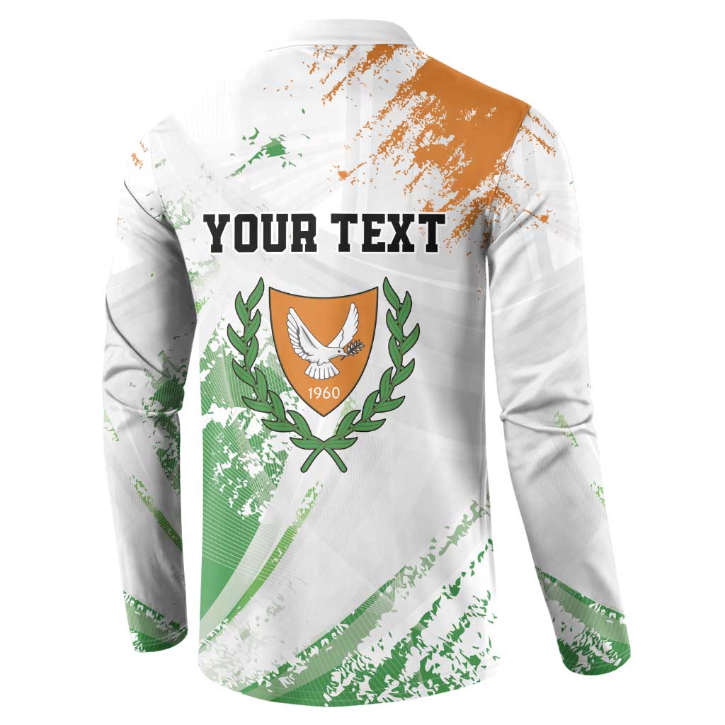 Custom Cyprus Button Sweatshirt Sporty Style - Wonder Print Shop