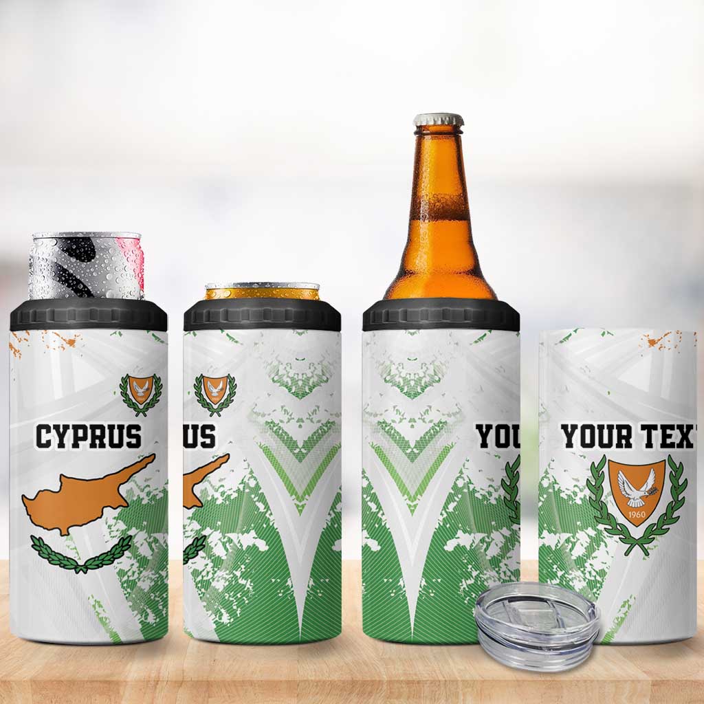 Custom Cyprus 4 in 1 Can Cooler Tumbler Sporty Style - Wonder Print Shop
