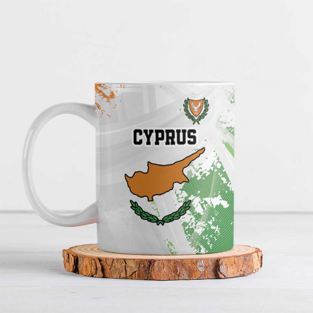 Custom Cyprus Ceramic Mug Sporty Style - Wonder Print Shop
