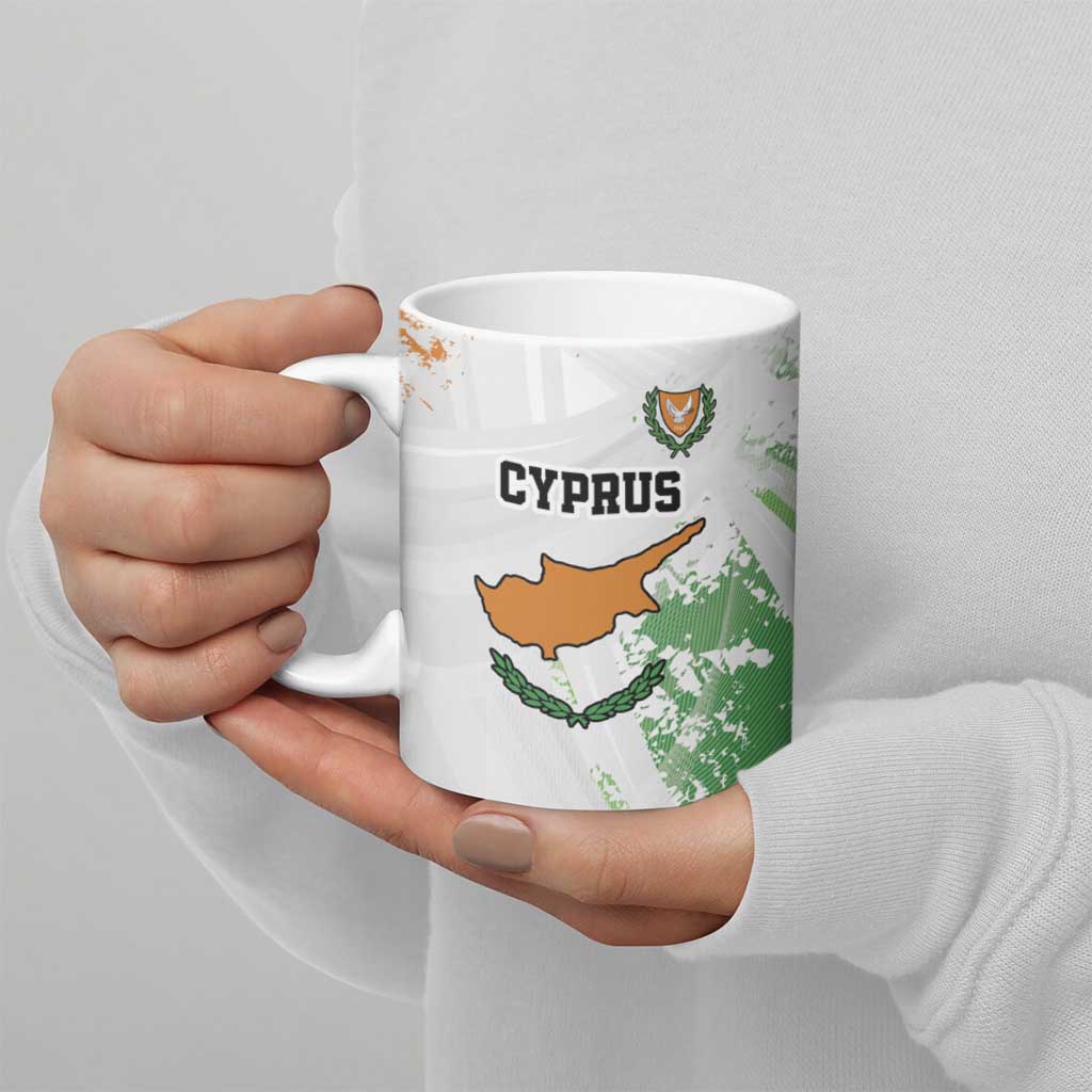 Custom Cyprus Ceramic Mug Sporty Style - Wonder Print Shop