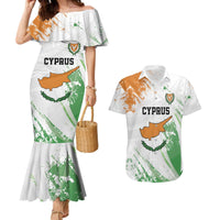 Custom Cyprus Couples Matching Mermaid Dress and Hawaiian Shirt Sporty Style - Wonder Print Shop