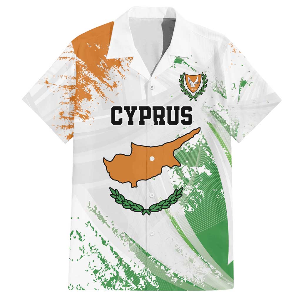 Custom Cyprus Family Matching Off Shoulder Short Dress and Hawaiian Shirt Sporty Style - Wonder Print Shop