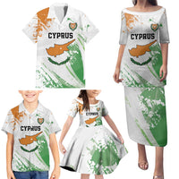 Custom Cyprus Family Matching Puletasi and Hawaiian Shirt Sporty Style - Wonder Print Shop