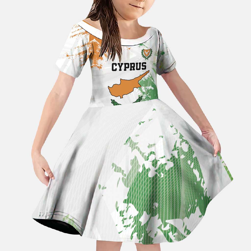 Custom Cyprus Family Matching Tank Maxi Dress and Hawaiian Shirt Sporty Style - Wonder Print Shop