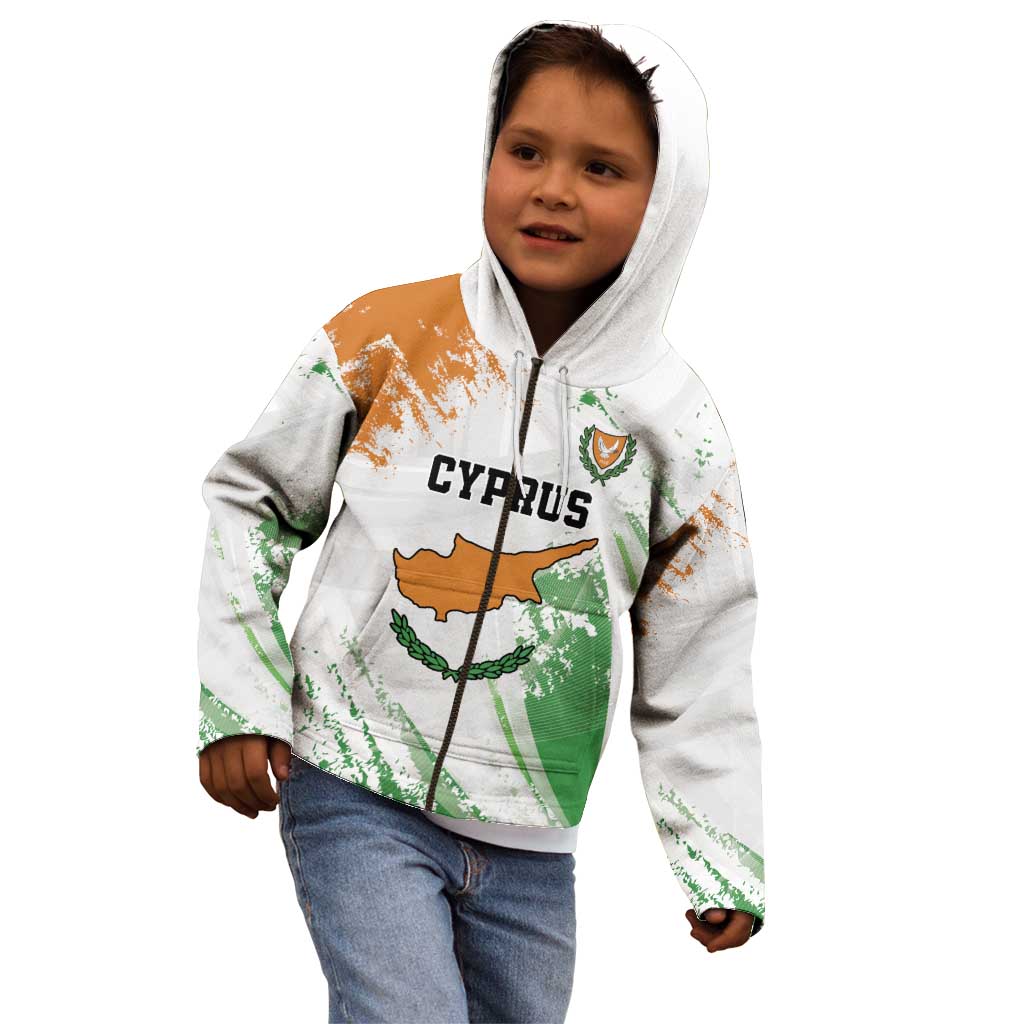 Custom Cyprus Kid Hoodie Sporty Style - Wonder Print Shop