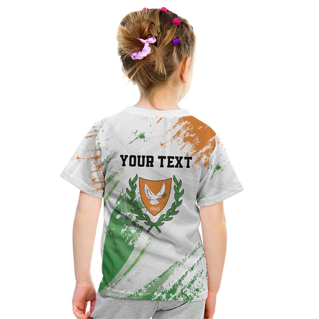 Custom Cyprus Kid T Shirt Sporty Style - Wonder Print Shop
