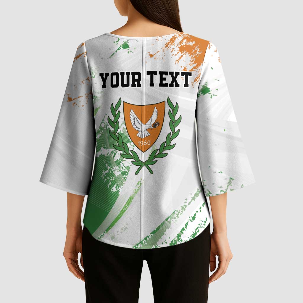 Custom Cyprus Kimono Sleeve Blouse Sporty Style - Wonder Print Shop