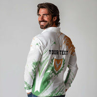 Custom Cyprus Long Sleeve Polo Shirt Sporty Style - Wonder Print Shop