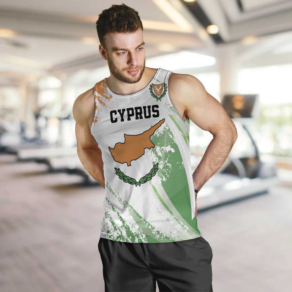 Custom Cyprus Men Tank Top Sporty Style - Wonder Print Shop