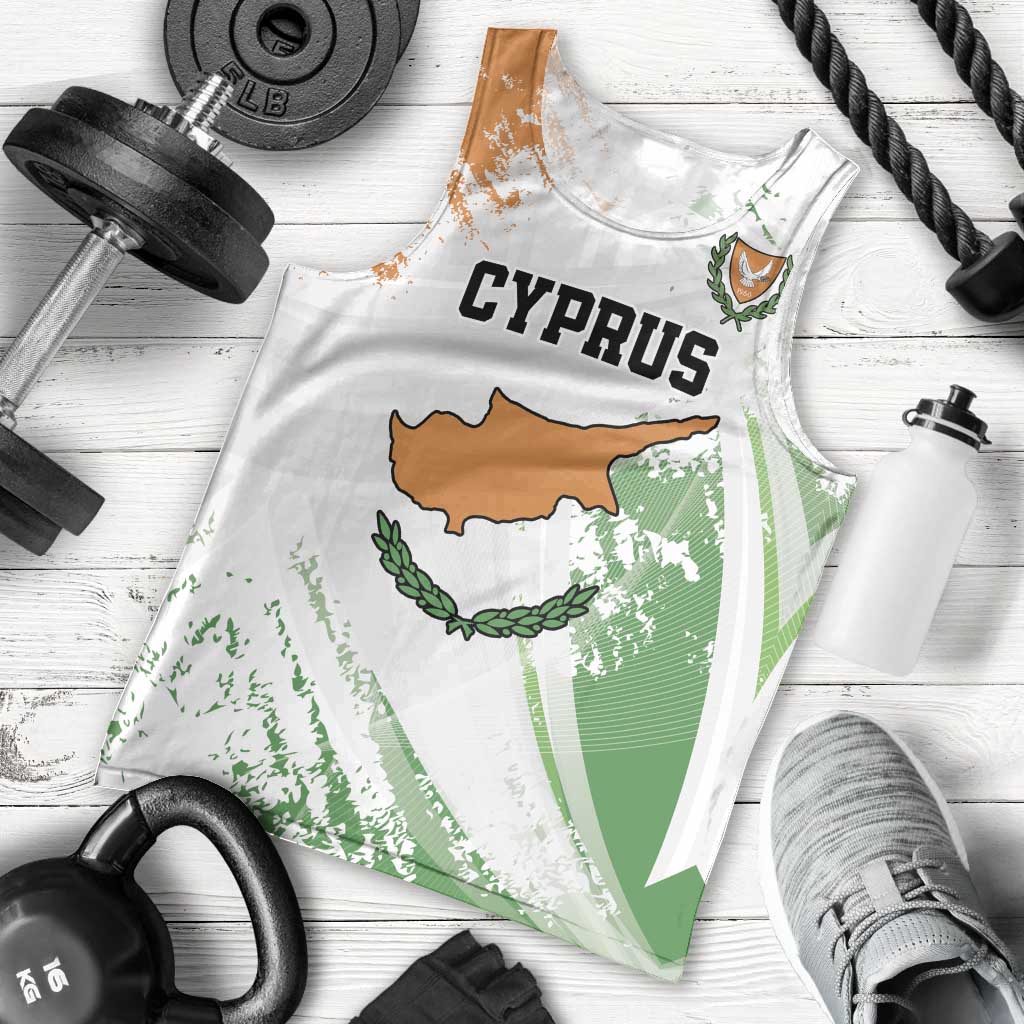 Custom Cyprus Men Tank Top Sporty Style - Wonder Print Shop