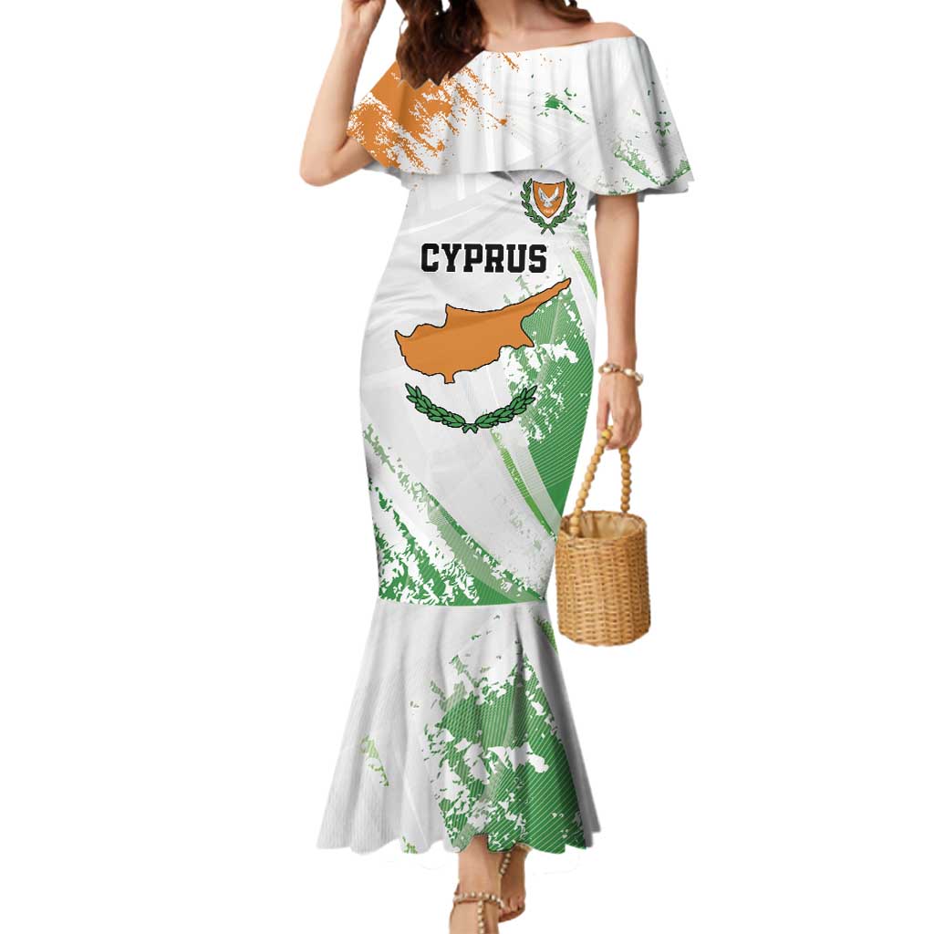 Custom Cyprus Mermaid Dress Sporty Style - Wonder Print Shop