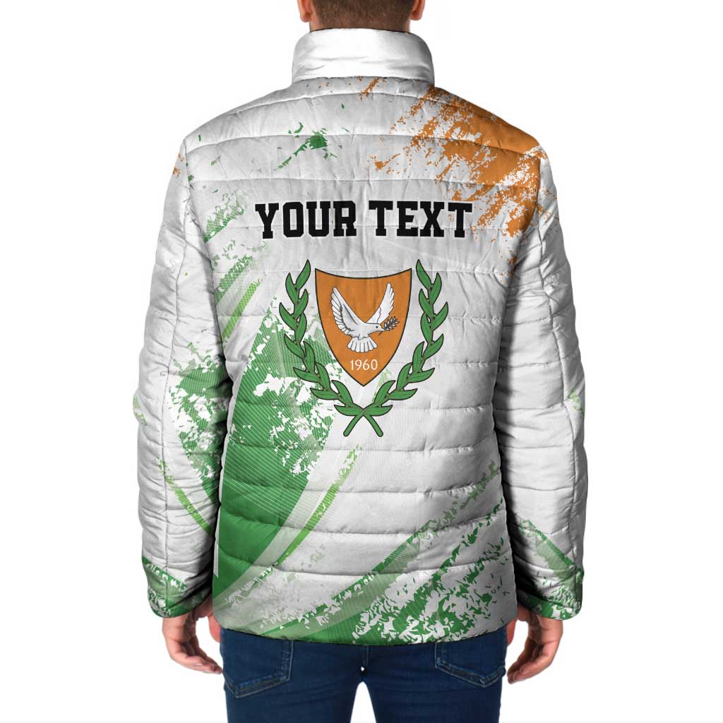 Custom Cyprus Padded Jacket Sporty Style - Wonder Print Shop