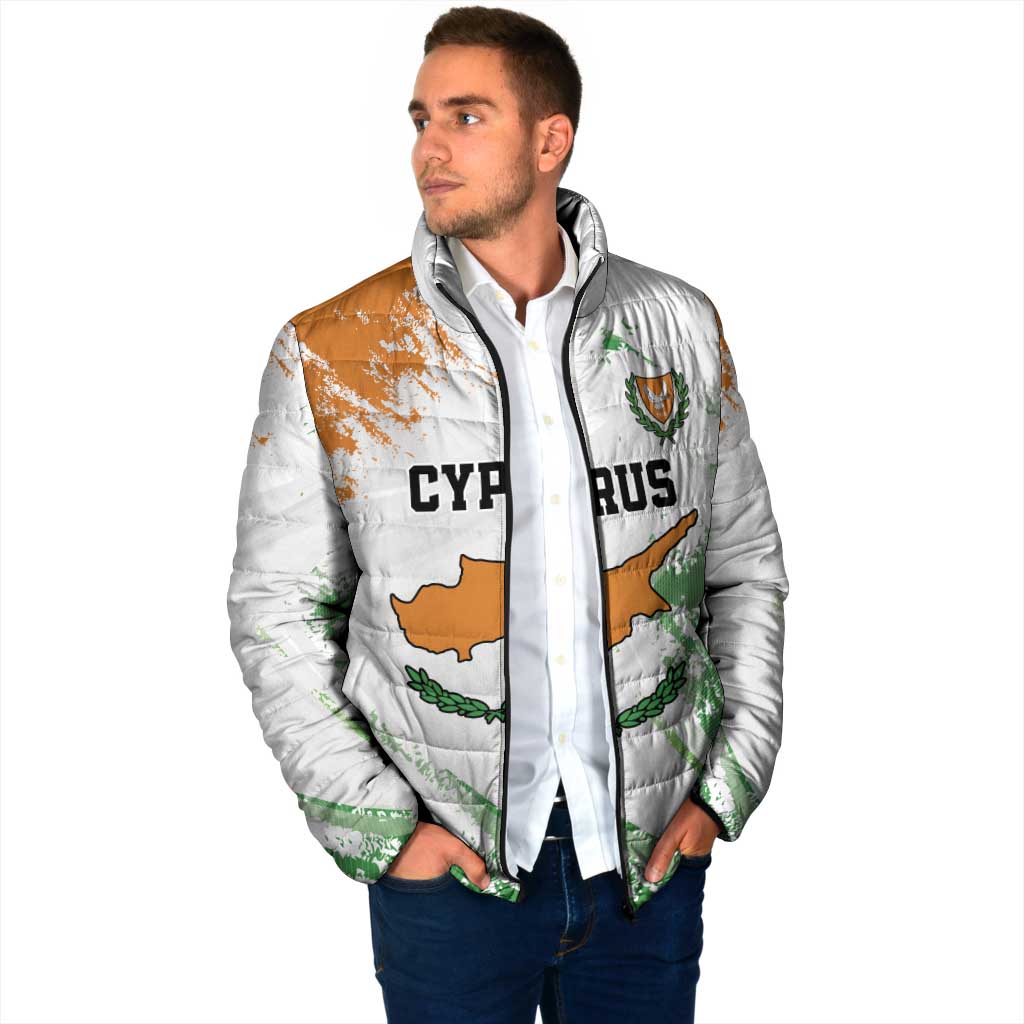 Custom Cyprus Padded Jacket Sporty Style - Wonder Print Shop
