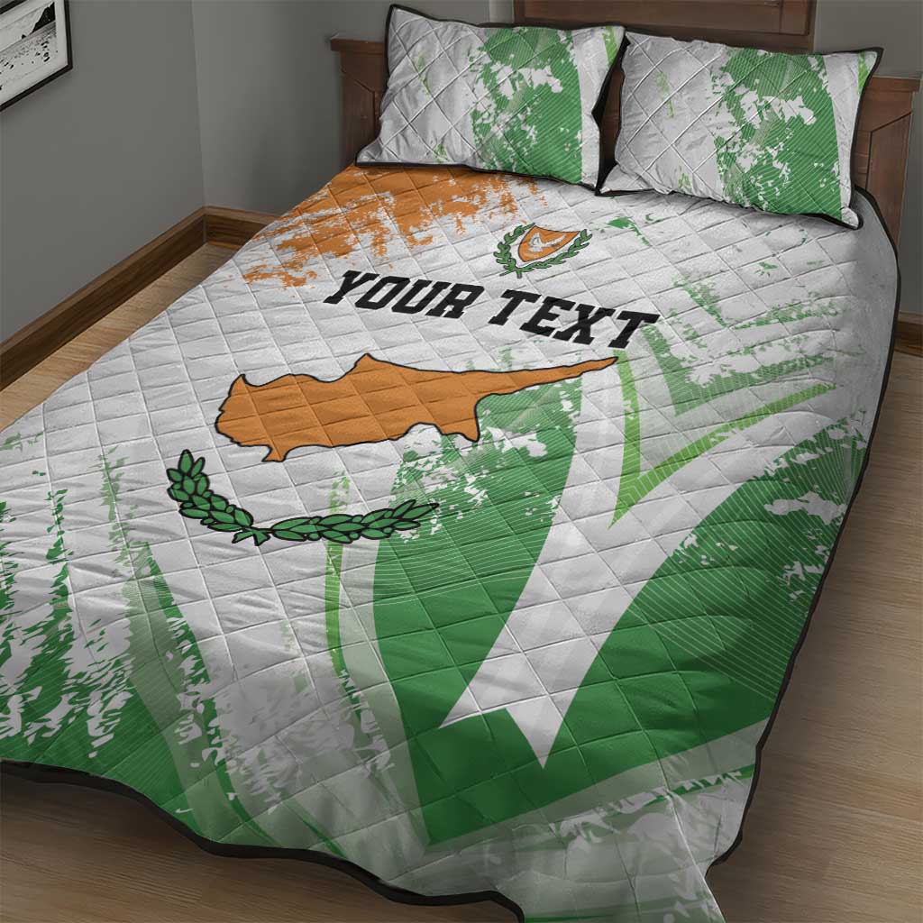 Custom Cyprus Quilt Bed Set Sporty Style - Wonder Print Shop