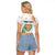 Custom Cyprus Raglan Cropped T Shirt Sporty Style - Wonder Print Shop