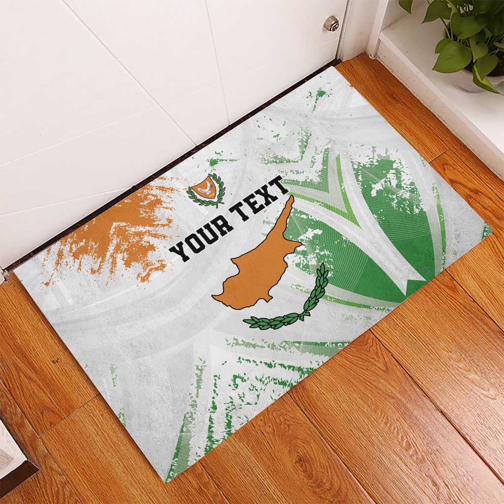 Custom Cyprus Rubber Doormat Sporty Style - Wonder Print Shop