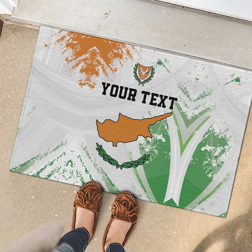 Custom Cyprus Rubber Doormat Sporty Style - Wonder Print Shop