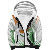 Custom Cyprus Sherpa Hoodie Sporty Style - Wonder Print Shop