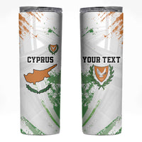 Custom Cyprus Skinny Tumbler Sporty Style - Wonder Print Shop