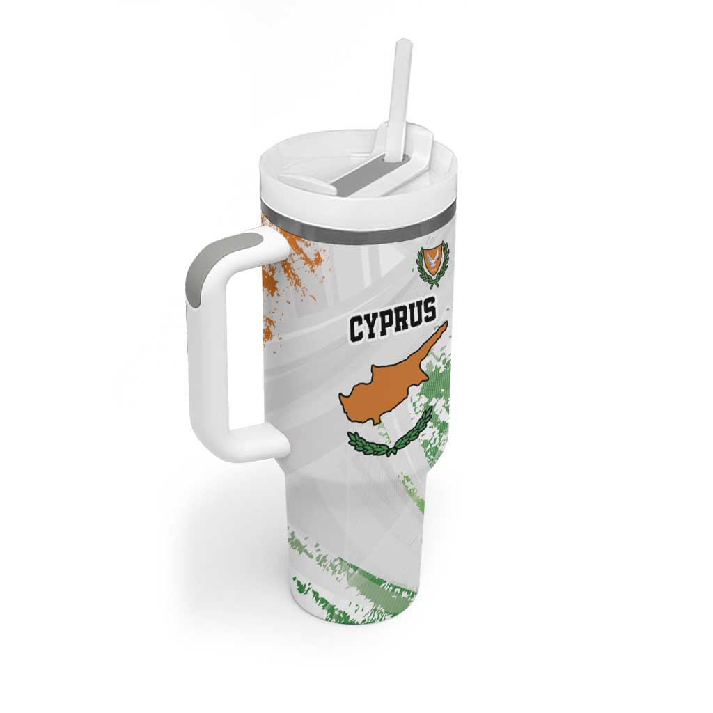 Custom Cyprus Tumbler With Handle Sporty Style - Wonder Print Shop
