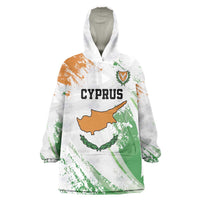 Custom Cyprus Wearable Blanket Hoodie Sporty Style - Wonder Print Shop