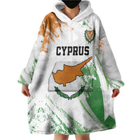 Custom Cyprus Wearable Blanket Hoodie Sporty Style - Wonder Print Shop