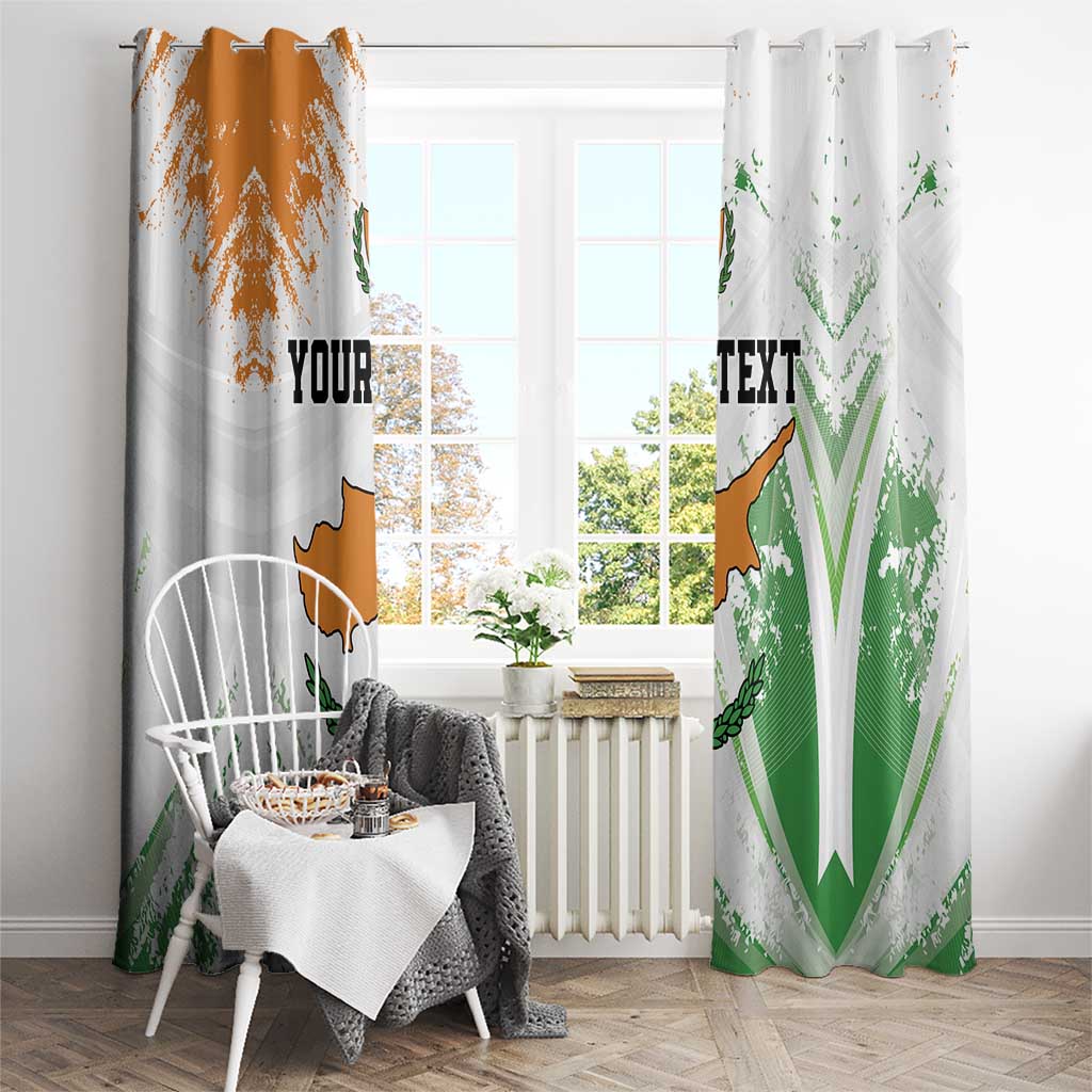 Custom Cyprus Window Curtain Sporty Style - Wonder Print Shop