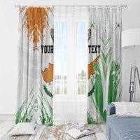 Custom Cyprus Window Curtain Sporty Style - Wonder Print Shop