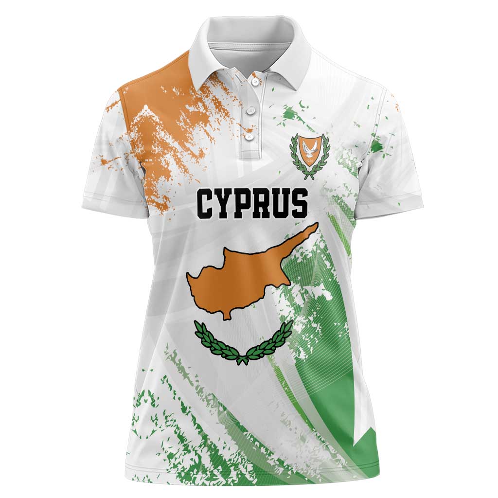 Custom Cyprus Women Polo Shirt Sporty Style - Wonder Print Shop