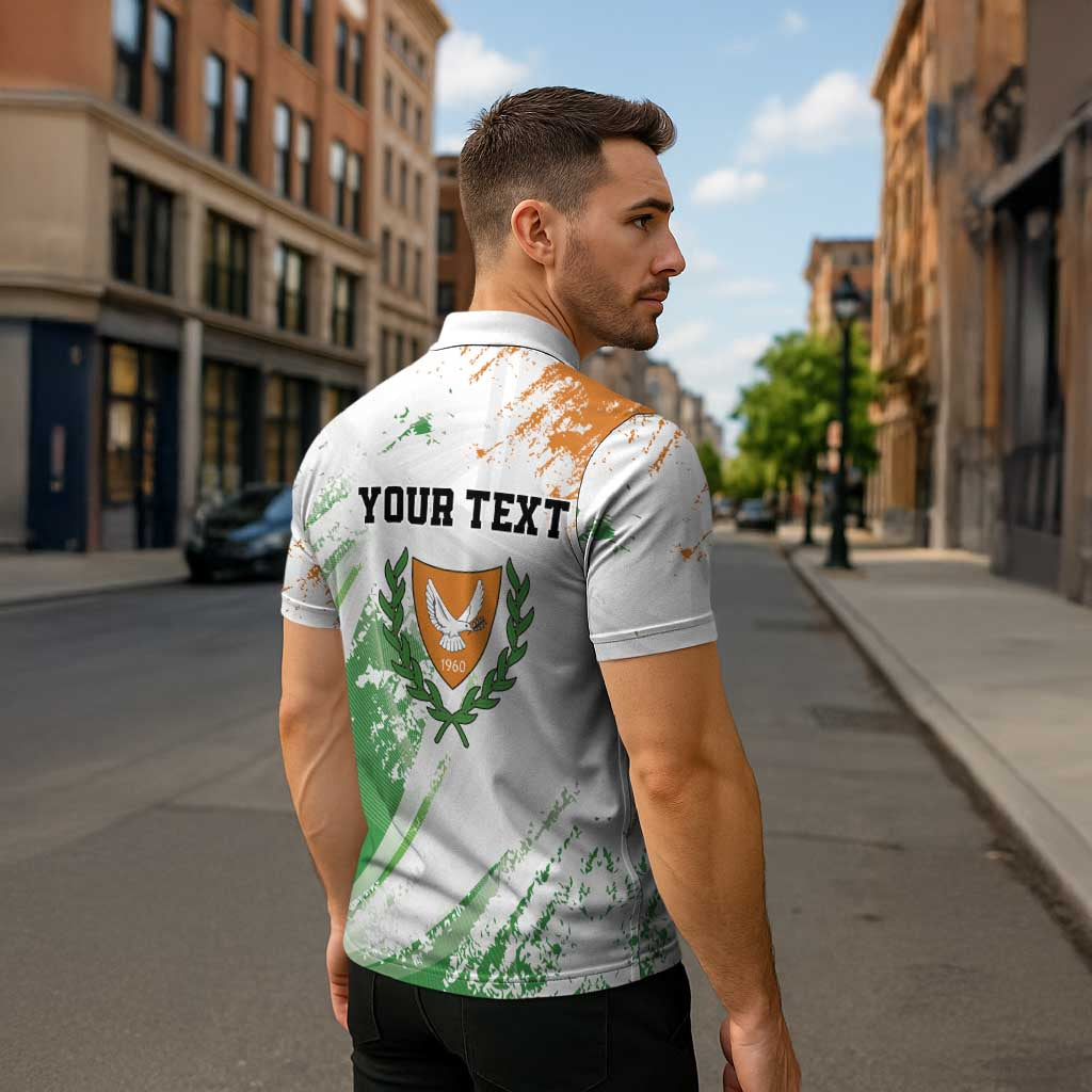 Custom Cyprus Zipper Polo Shirt Sporty Style - Wonder Print Shop