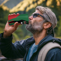 Kenya Lilac Breasted Roller 4 in 1 Can Cooler Tumbler With Violet Flowers - Wonder Print Shop