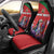 Personalized Kenya Lilac Breasted Roller Car Seat Cover With Violet Flowers - Wonder Print Shop