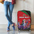 Personalized Kenya Lilac Breasted Roller Luggage Cover With Violet Flowers - Wonder Print Shop