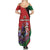 Personalized Kenya Lilac Breasted Roller Summer Maxi Dress With Violet Flowers - Wonder Print Shop