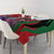 Personalized Kenya Lilac Breasted Roller Tablecloth With Violet Flowers - Wonder Print Shop