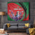 Personalized Kenya Lilac Breasted Roller Tapestry With Violet Flowers - Wonder Print Shop