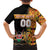 Custom Kenya Coat Of Arms Family Matching Short Sleeve Bodycon Dress and Hawaiian Shirt With Kente Patterns - Wonder Print Shop