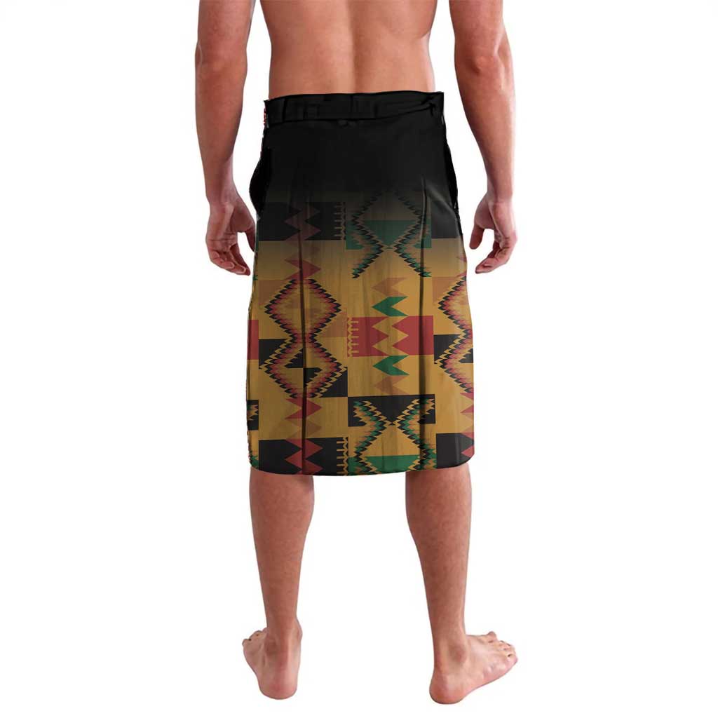 Custom Kenya Coat Of Arms Lavalava With Kente Patterns - Wonder Print Shop