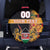 Custom Kenya Coat Of Arms Spare Tire Cover With Kente Patterns - Wonder Print Shop