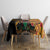 Custom Kenya Coat Of Arms Tablecloth With Kente Patterns - Wonder Print Shop