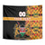 Custom Kenya Coat Of Arms Tapestry With Kente Patterns - Wonder Print Shop